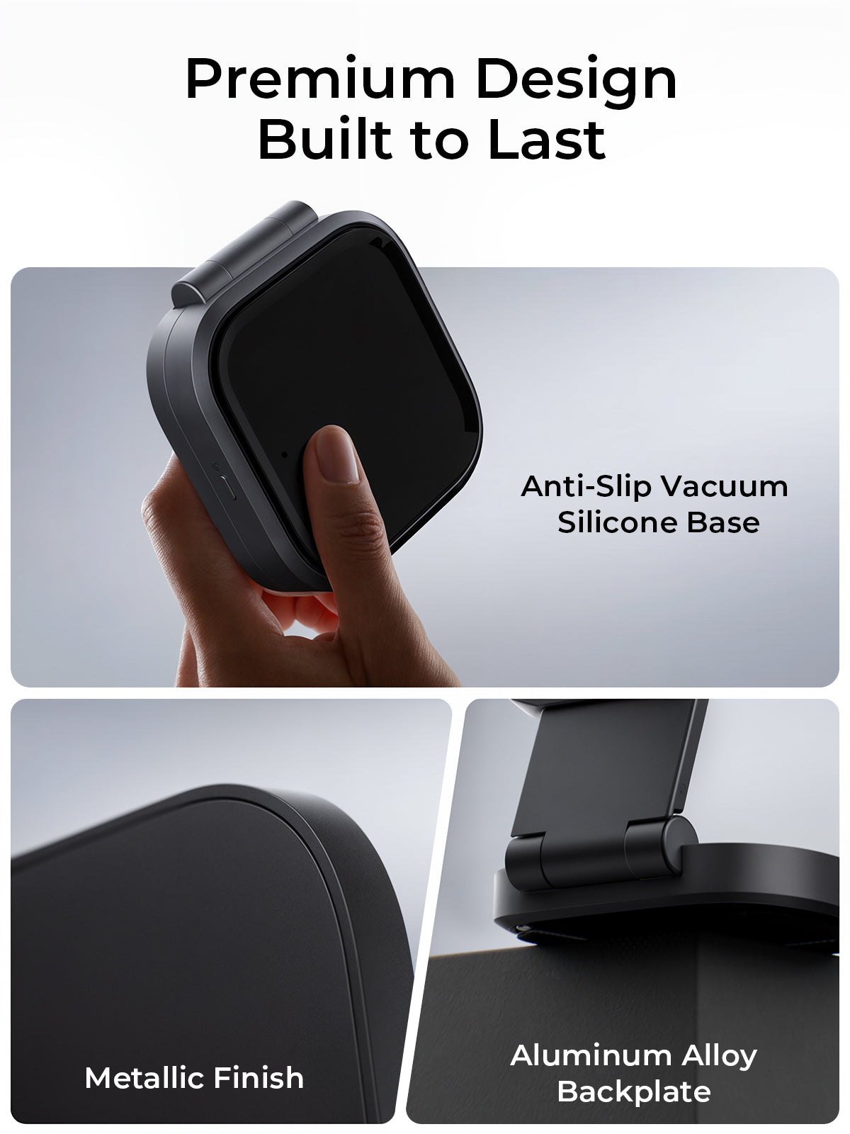 AUKEY LC-MC211 MagFusion L Qi2 2-in-1 faltbare magnetische schnelle kabellose Ladestation