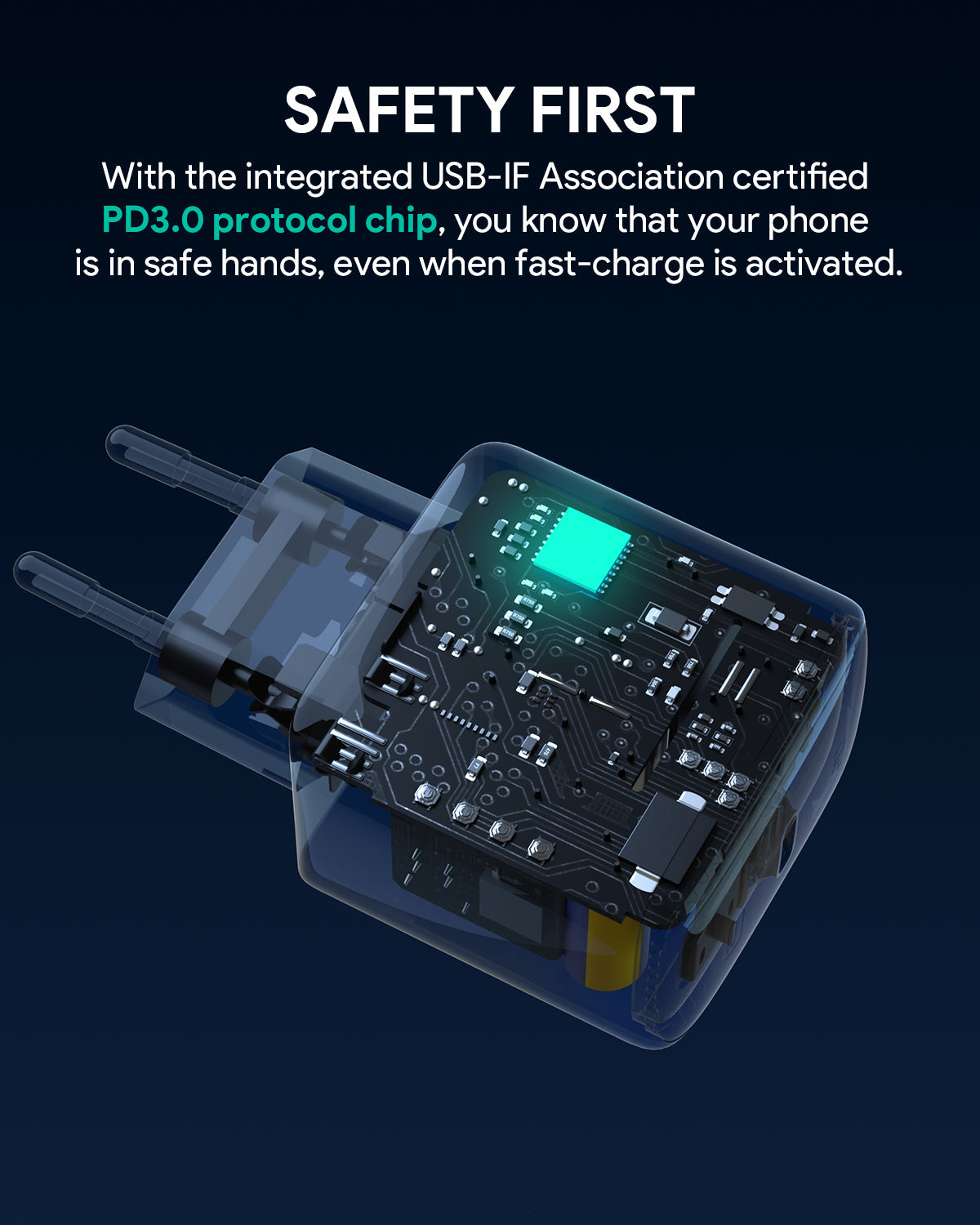 AUKEY PA-B2T 45W USB-C PD Wandladegerät