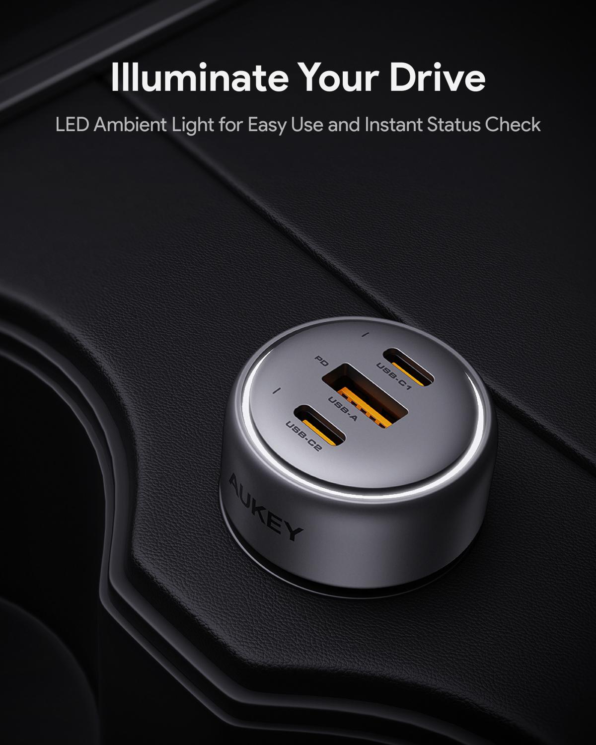 AUKEY CC-P1 Pathfinder Mix 3 66W Schnellladegerät für Autos
