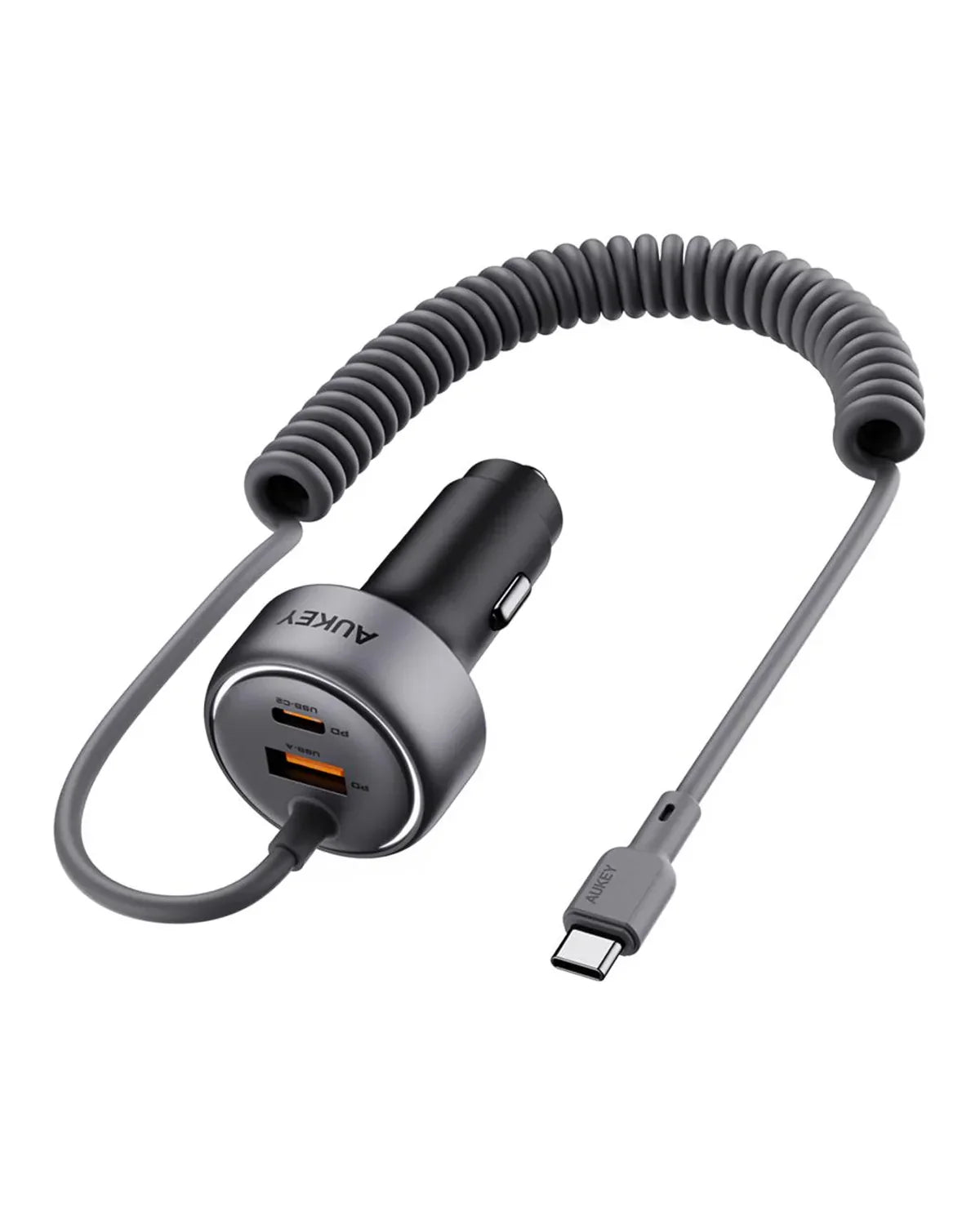 AUKEY CC-P2 Pathfinder Sling 75W Schnellladegerät für Autos mit eingebautem Kabel