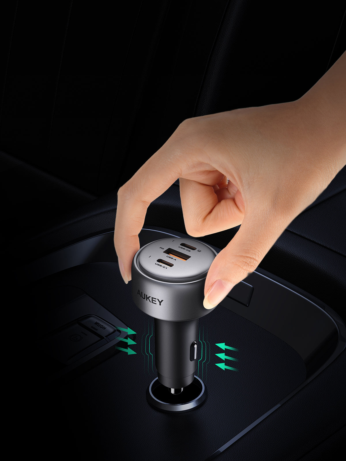 AUKEY CC-P3 Pathfinder Mix 3 100W Schnellladegerät für Autos