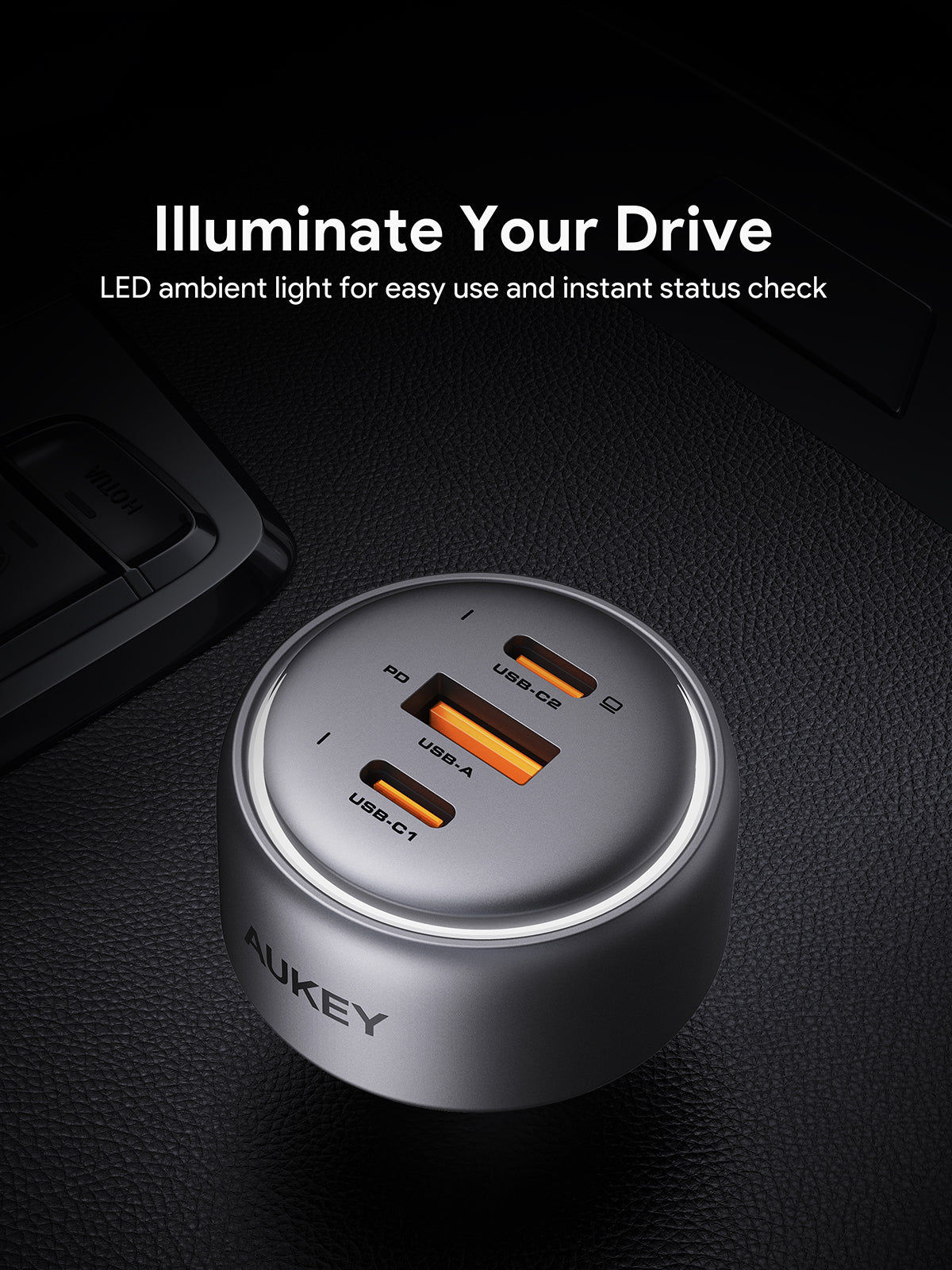 AUKEY CC-P4 Pathfinder Mix 3 165W Schnellladegerät für Autos