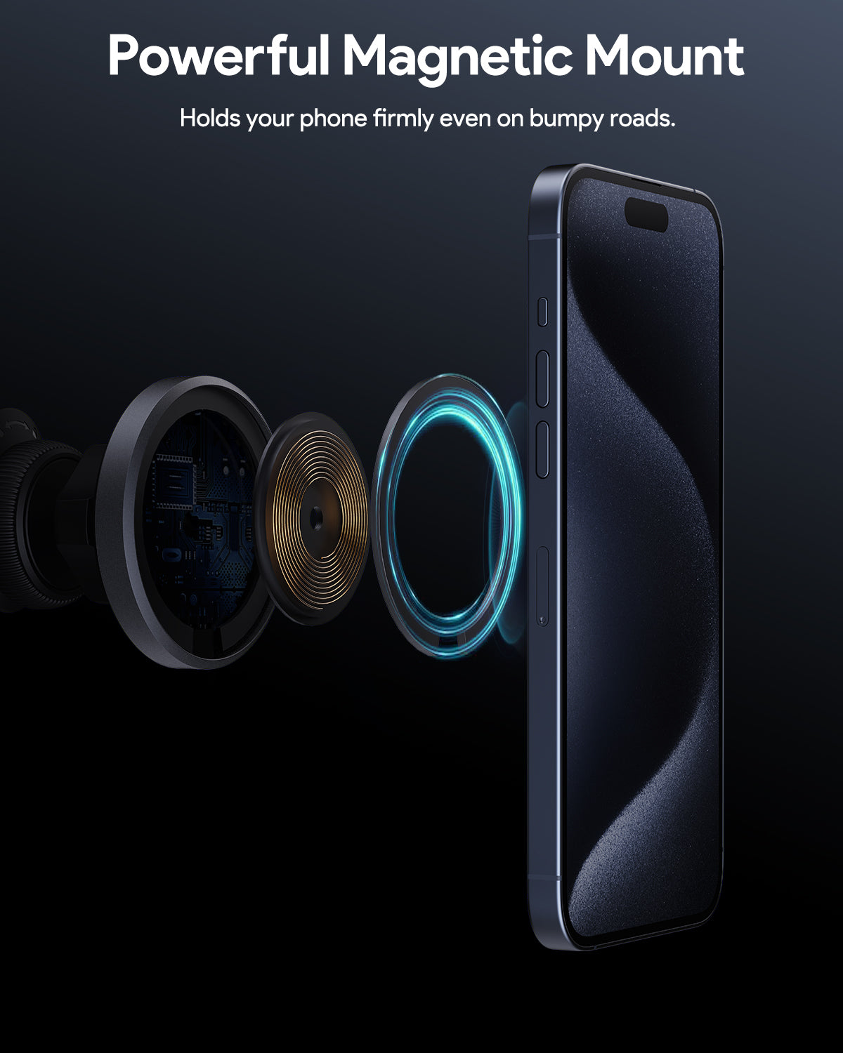 AUKEY HD-MC13 Qi2 Kabellose Ladehalterung für Smartphones