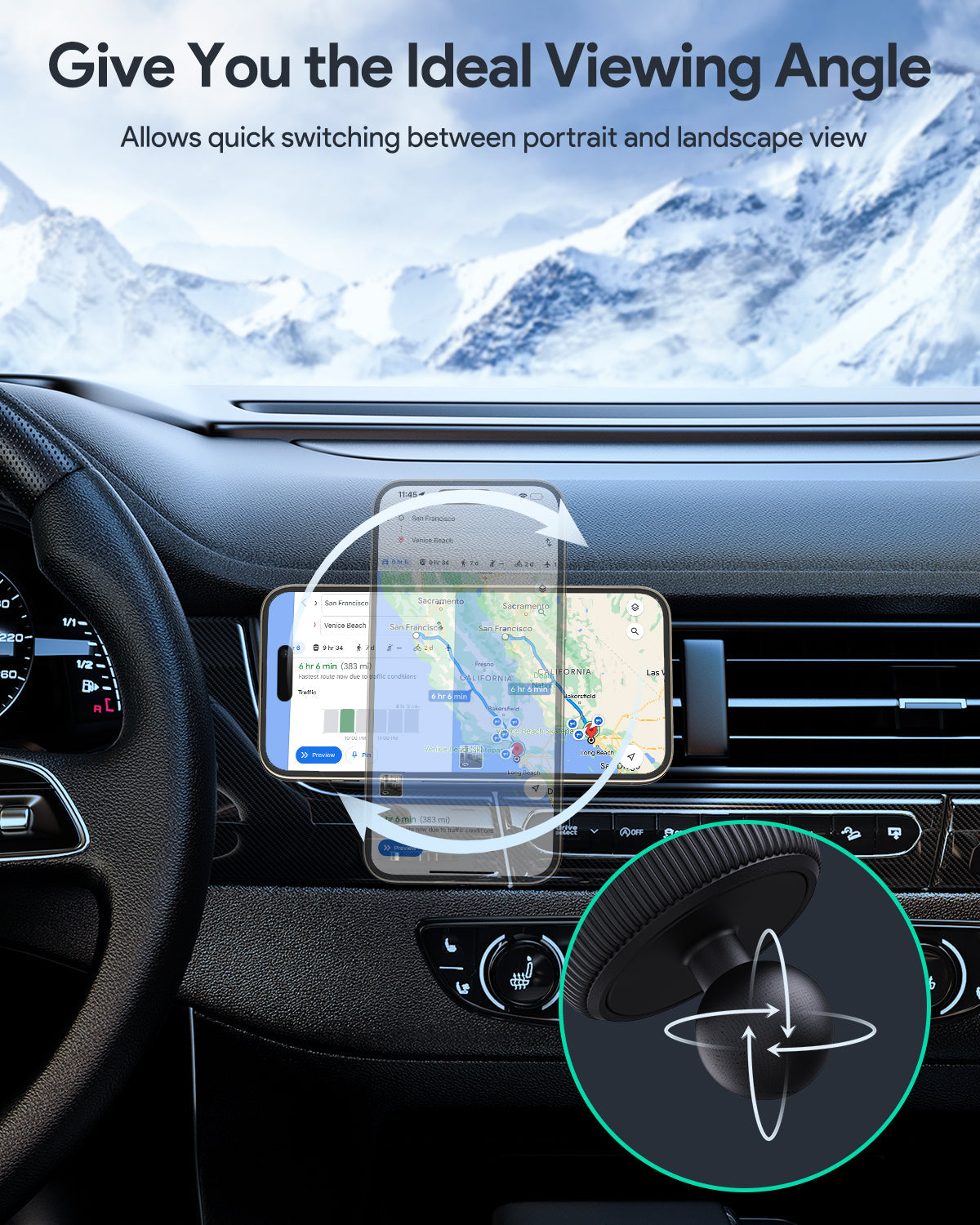 AUKEY HD-MC13 Qi2 Kabellose Ladehalterung für Smartphones