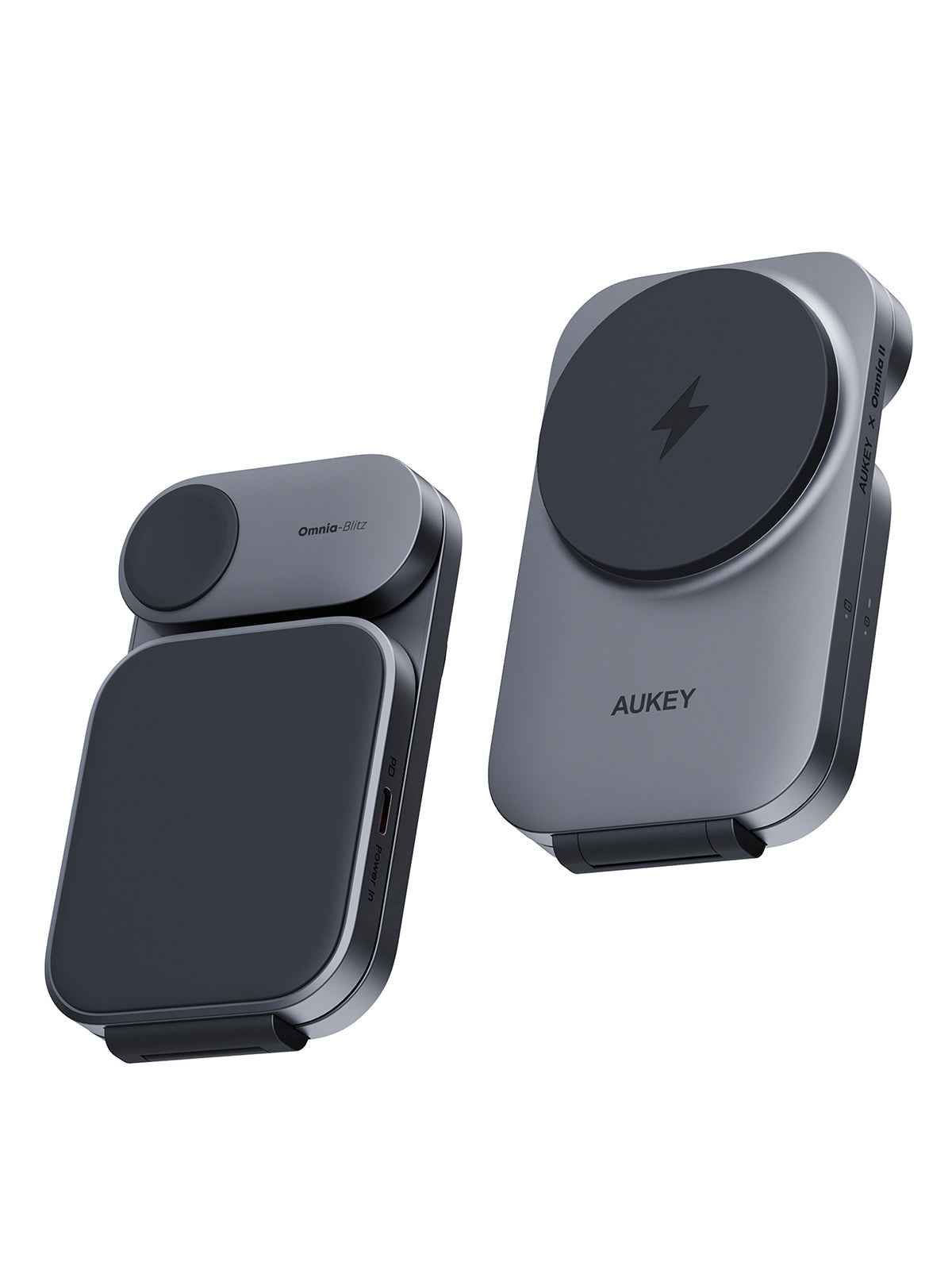 AUKEY LC-MC312 MagFusion Z Qi2 3-in-1 Faltbare kabellose Ladestation