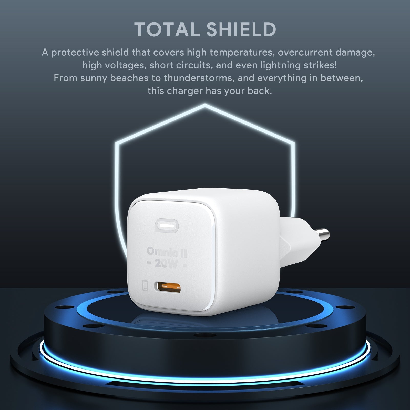 AUKEY PA-B1T Mini 20W USB-C PD Wandladegerät