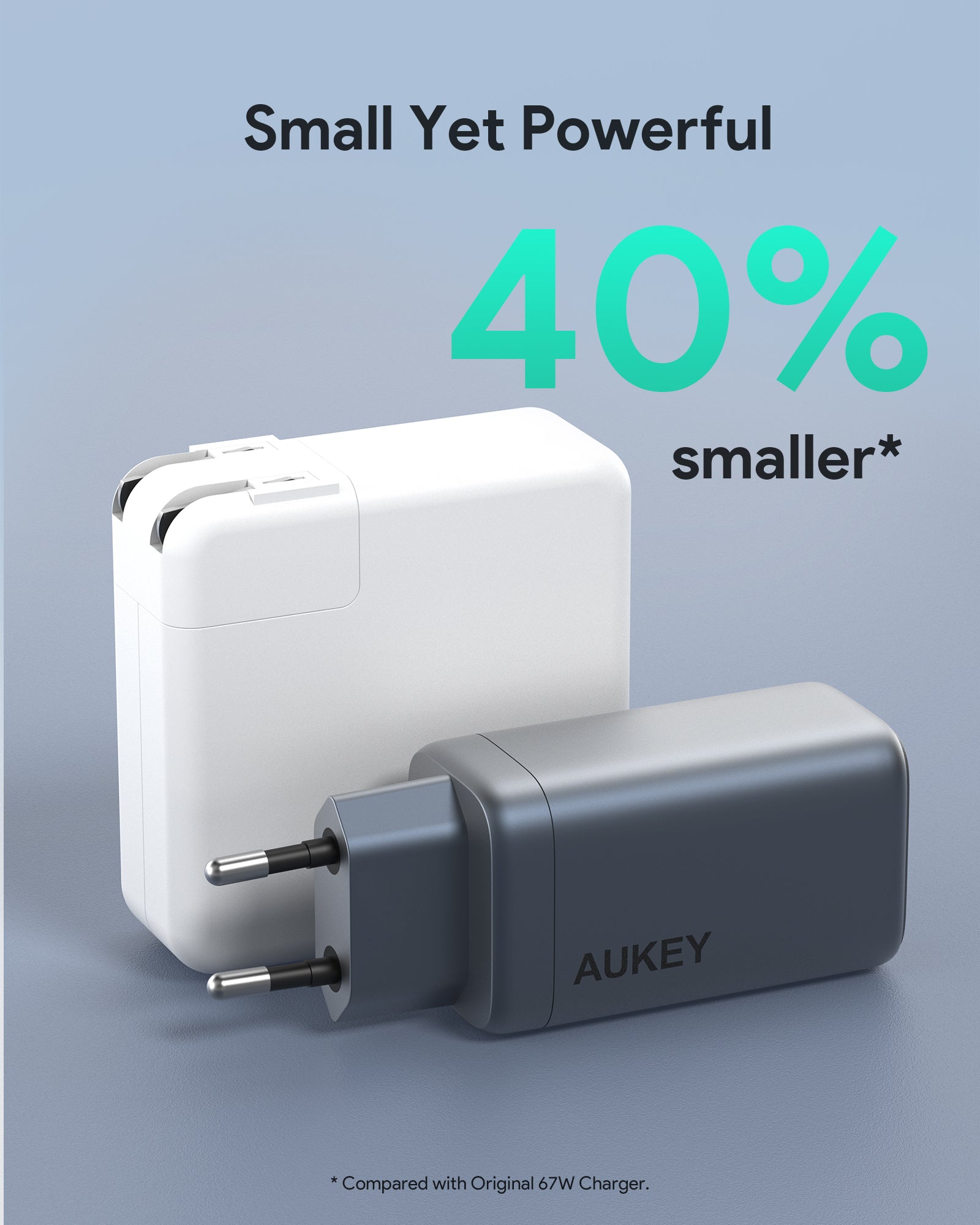 AUKEY PA-B6U 67W UFCS 3-Port Wandladegerät