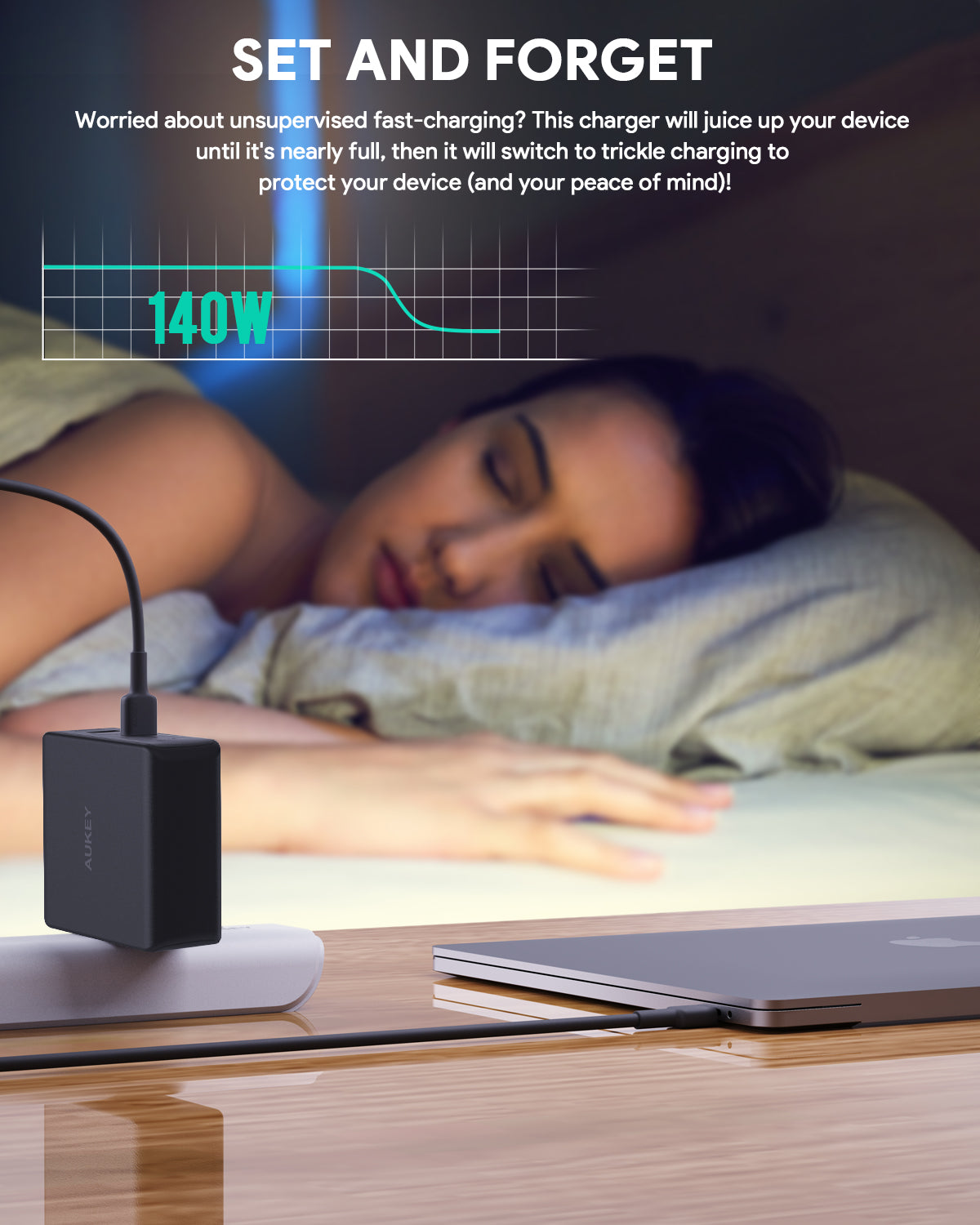 AUKEY PA-B7O Omnia II Mix 140W Wandladegerät
