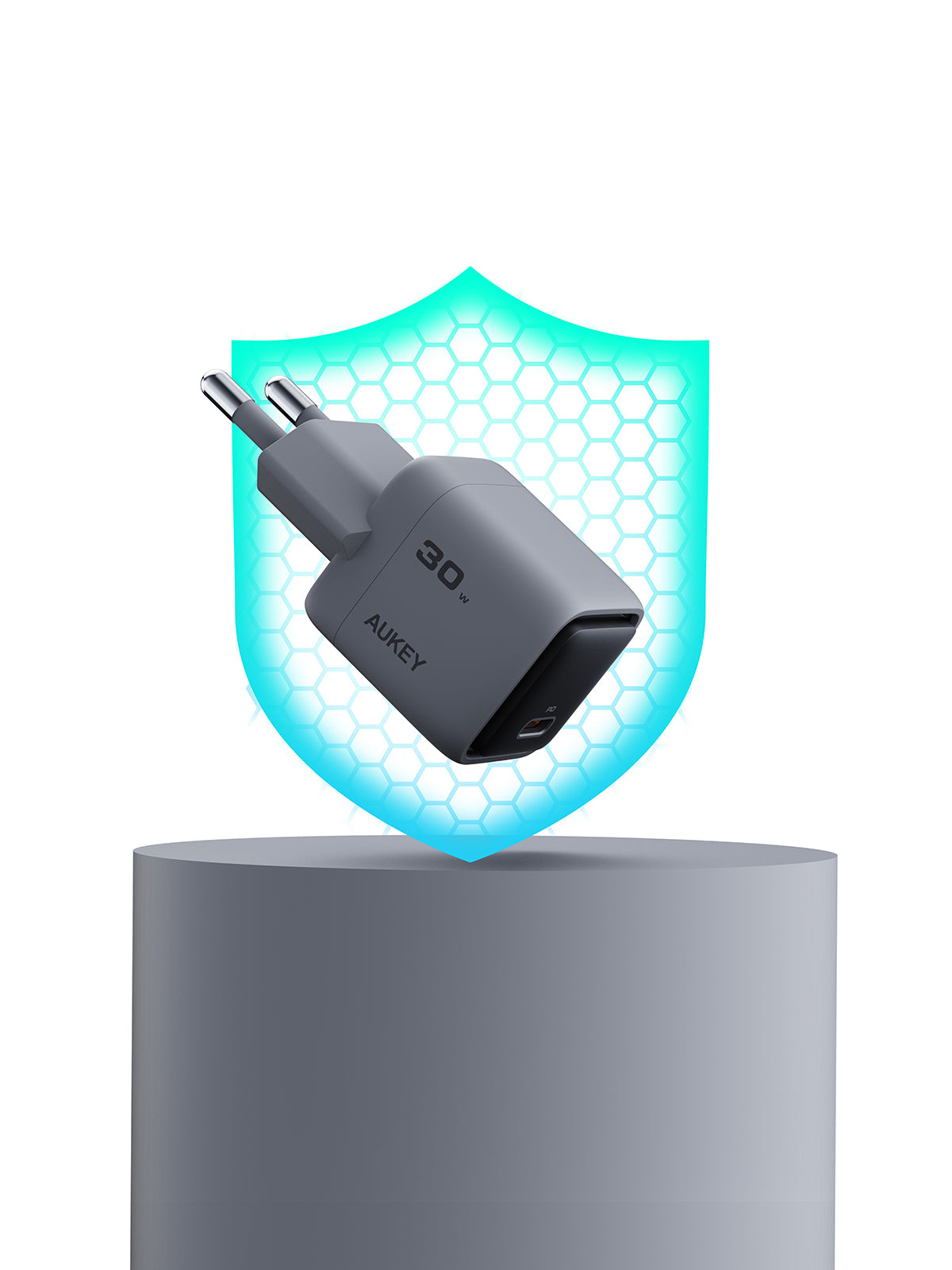 AUKEY PA-C1 Comet 30W PD Wandladegerät mit GaN-Technologie