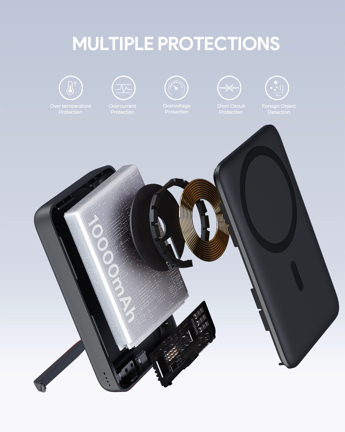 AUKEY PB-MS02 MagFusion 10000mAh 30W MagSafe Powerbank