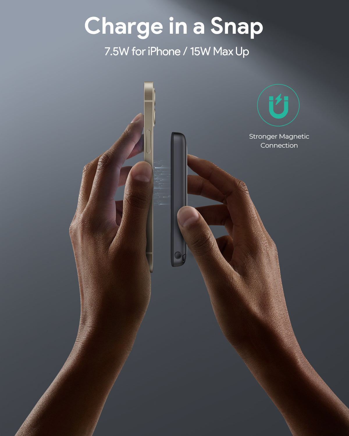 AUKEY PB-MS06 MagFusion 10000mAh magnetische kabellose Lade-Powerbank