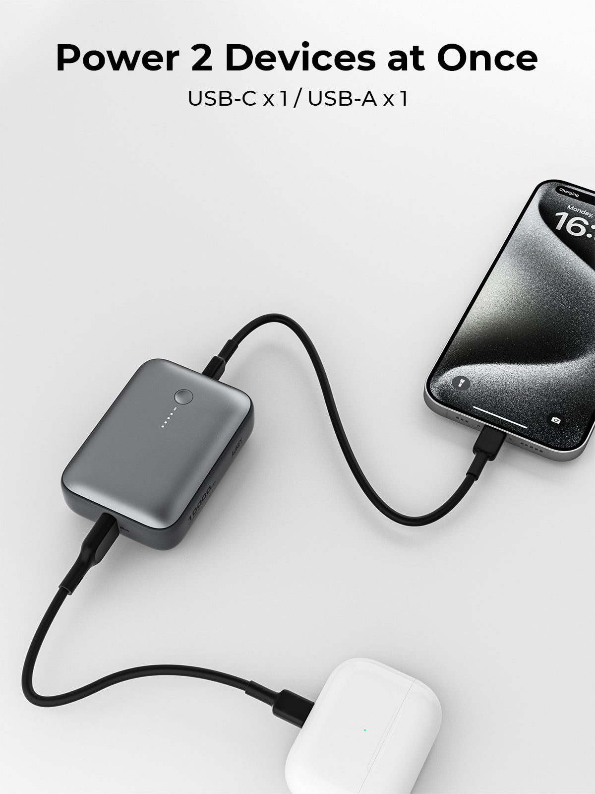 AUKEY PB-Y55 Spark Mini 10000 Kompakte Schnelllade-Powerbank