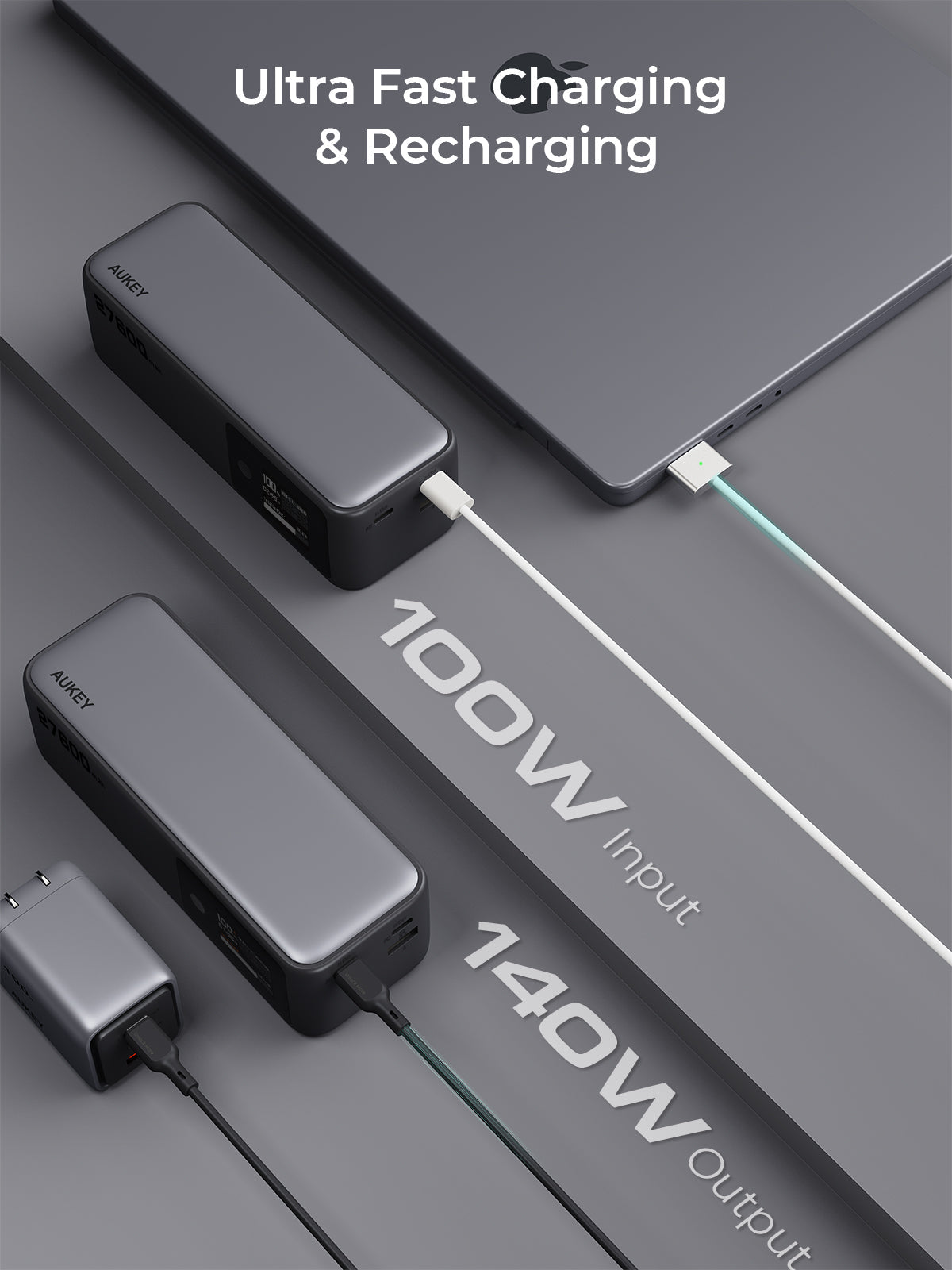 AUKEY PB-Y63 Spark Sling 27600mAh 140W Ultra-Schnelllade-Powerbank