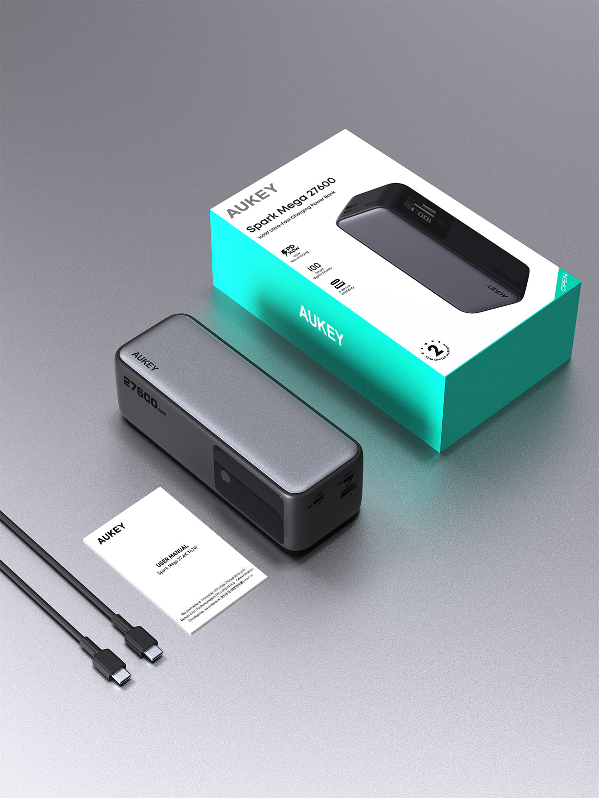 AUKEY PB-Y63 Spark Sling 27600mAh 140W Ultra-Schnelllade-Powerbank