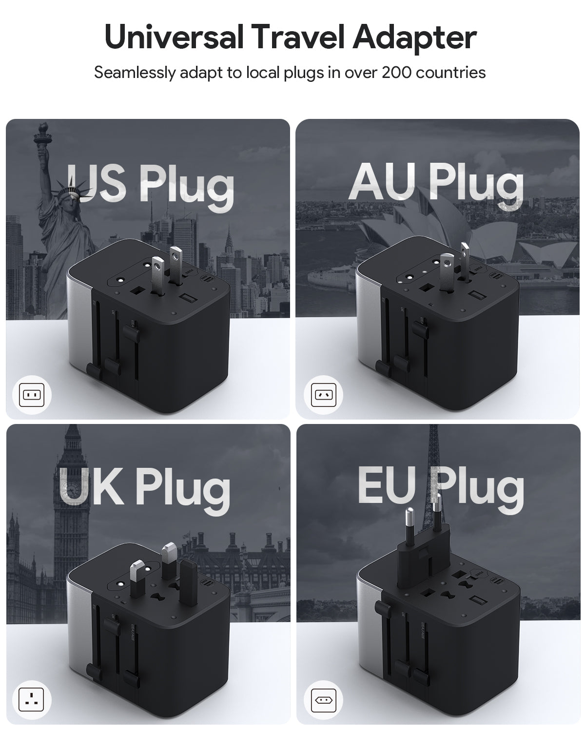 AUKEY PA-TA07A 35W GaN-Universaladapter