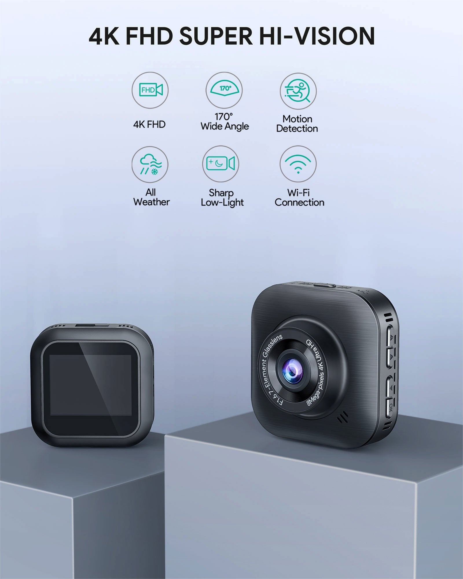 AUKEY Dashcam 4K DRS1