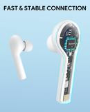 AUKEY EP-T21 True Wireless Ohrhörer 35 Stunden Spielzeit, True Wireless In-Ear Kopfhörer Schwarz