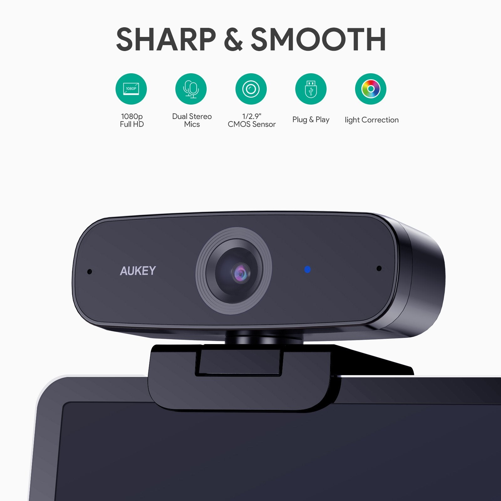 AUKEY PC-W3 Impression 1080p-Webcam