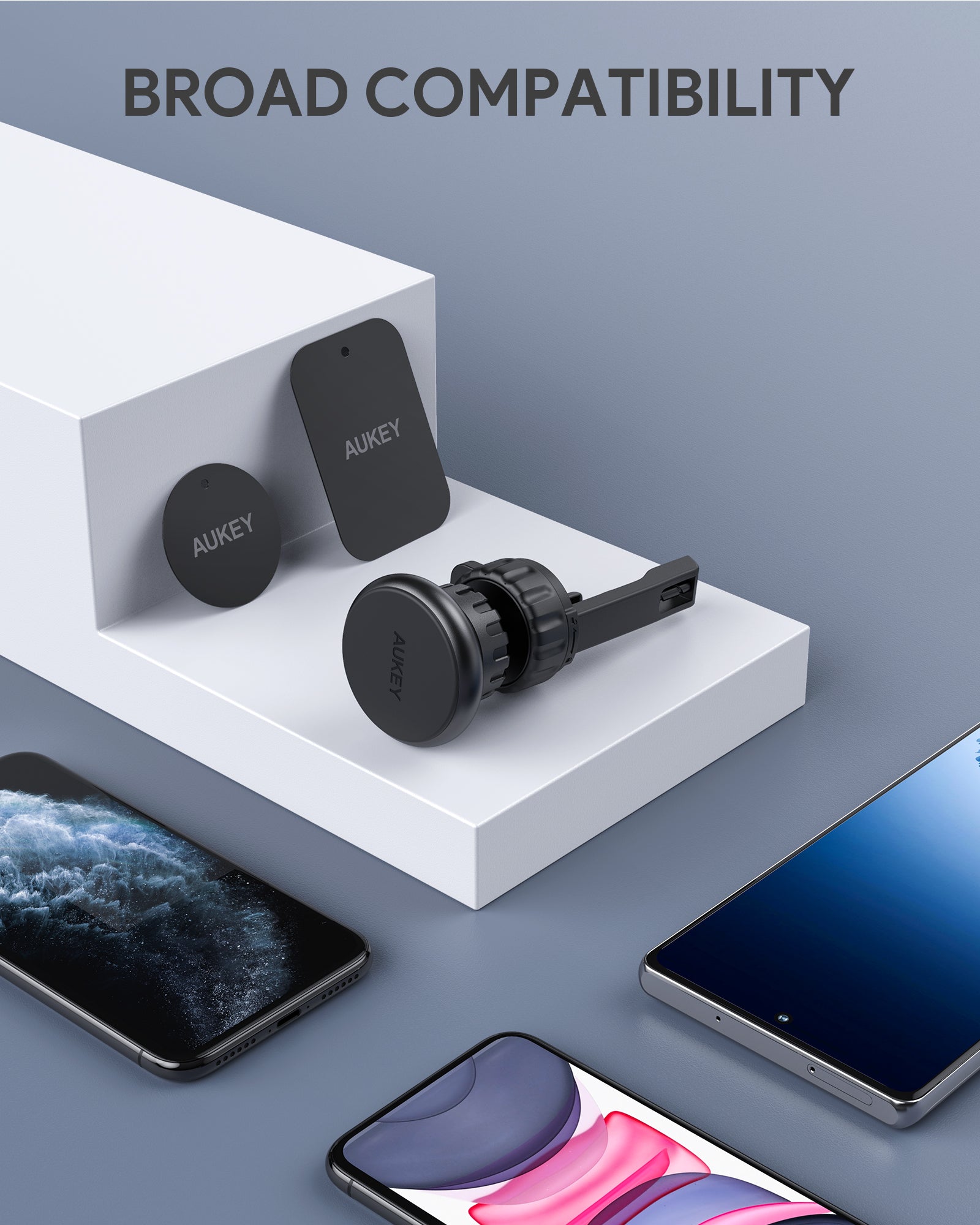 AUKEY HD-C74 Autotelefonhalterung, Schwarz