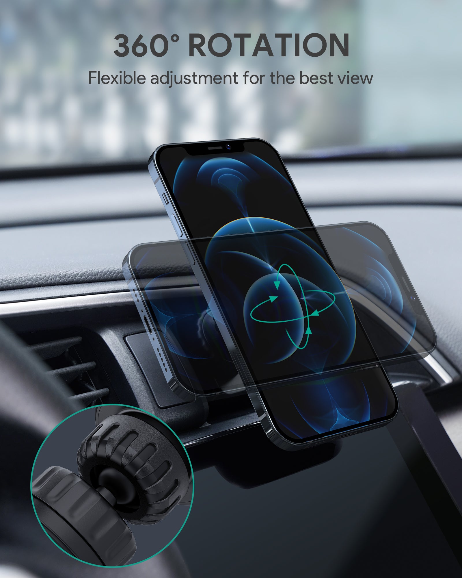 AUKEY HD-C74 Autotelefonhalterung, Schwarz