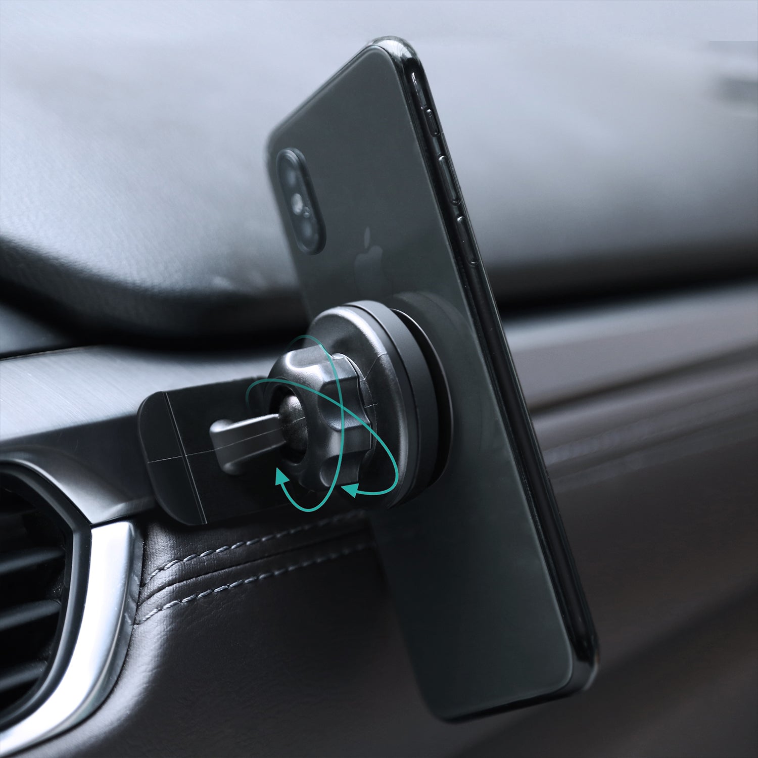 AUKEY HD-C13 Autohalterung, aufgeklebte magnetische Telefonhalterung für das Armaturenbrett für IOS, Android, Windows-Smartphones und mehr