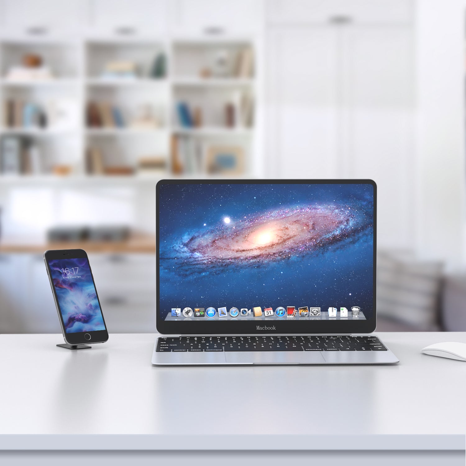 AUKEY HD-C13 Autohalterung, aufgeklebte magnetische Telefonhalterung für das Armaturenbrett für IOS, Android, Windows-Smartphones und mehr