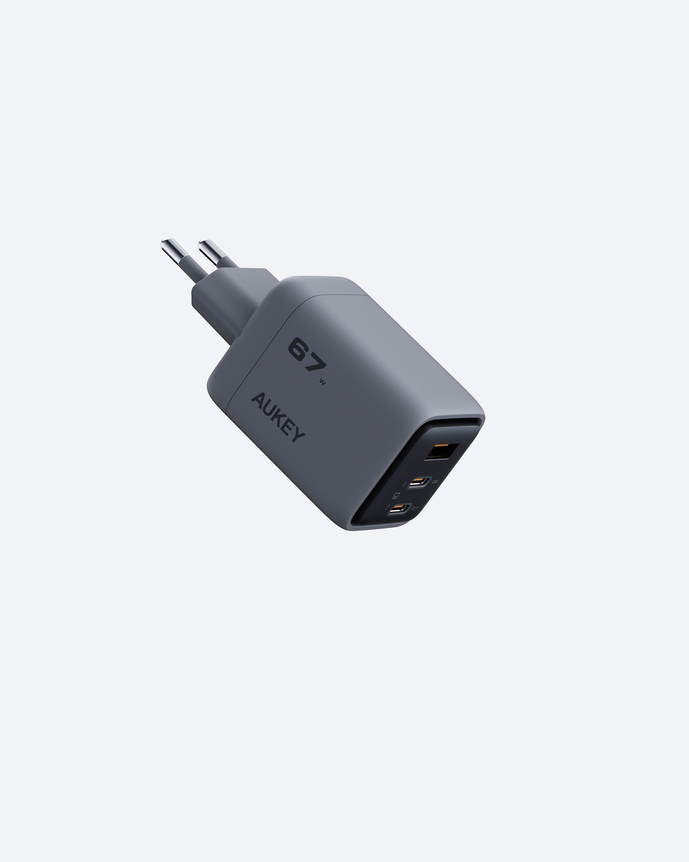 AUKEY PA-C3 Comet Mix 3 67W  PD Wandladegerät mit GaN-Technologie