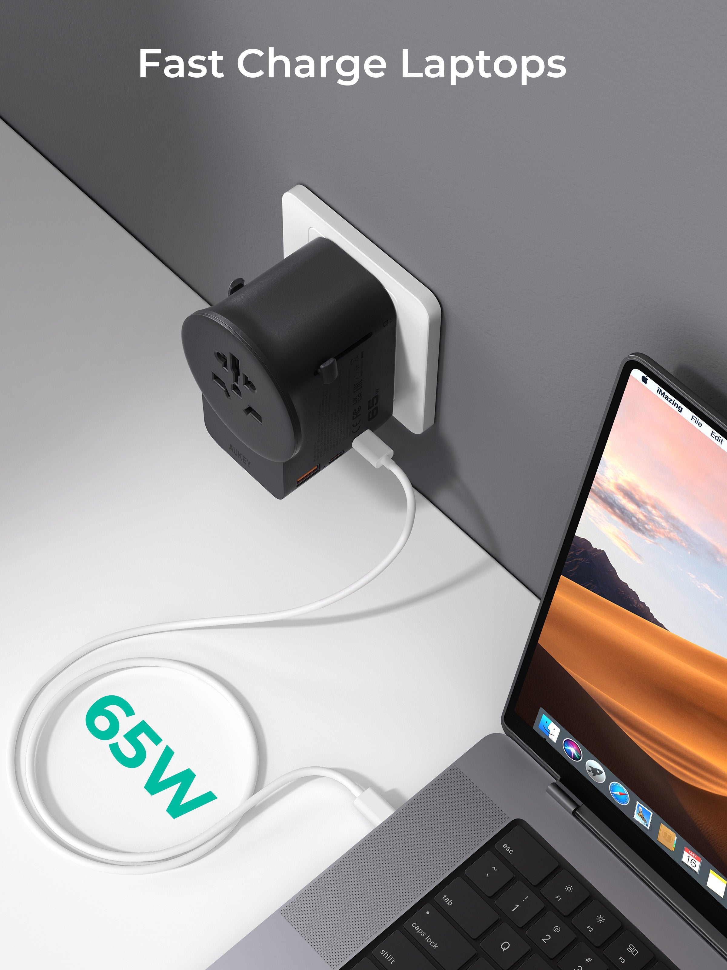 AUKEY PA-TA11A 65W GaN-Universaladapter