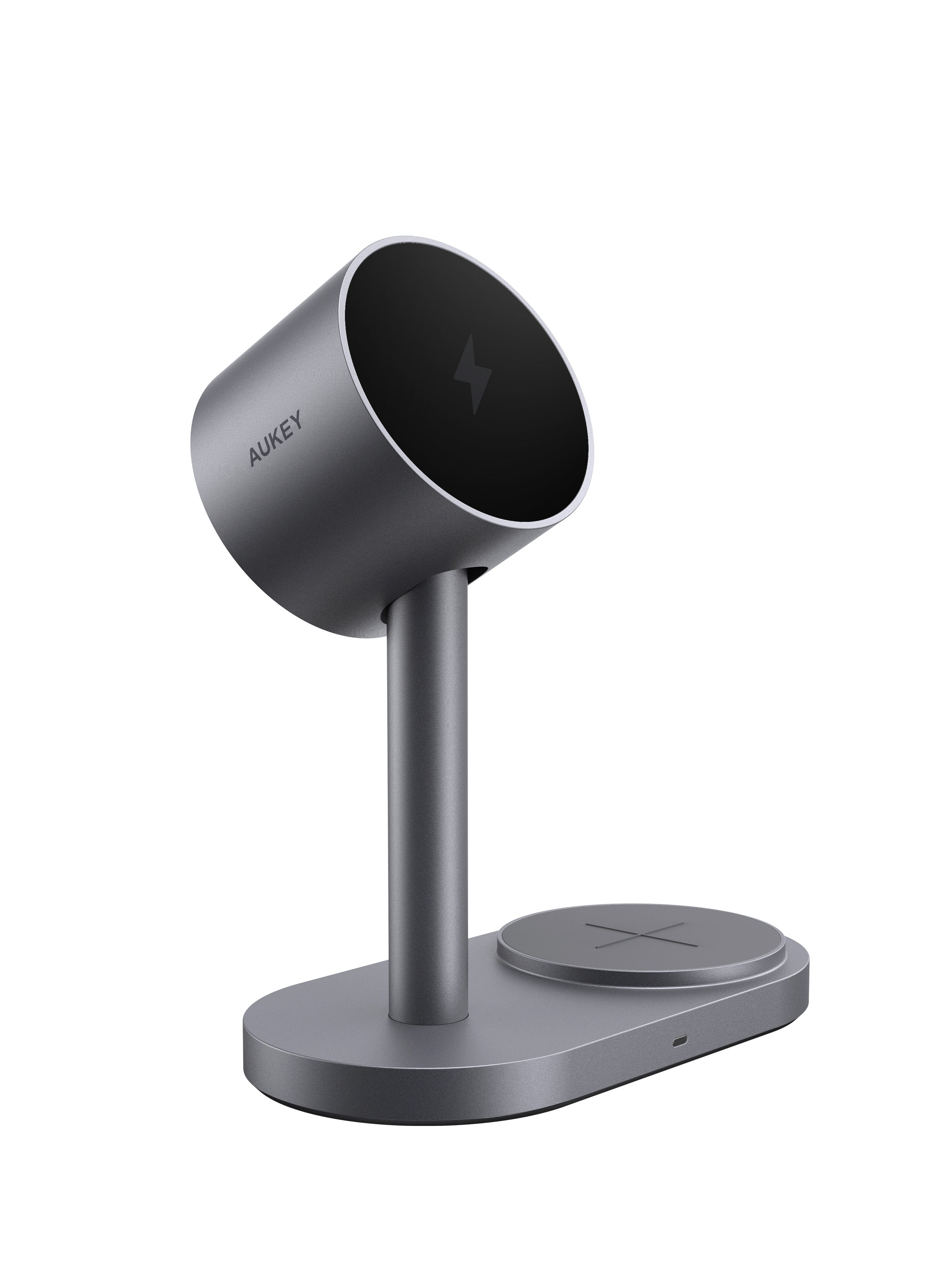 AUKEY LC-MC213 Qi2.2 MagFusion 2X 2-in-1 Magnetischer Wireless Charger (Netzteil nicht im Lieferumfang enthalten)
