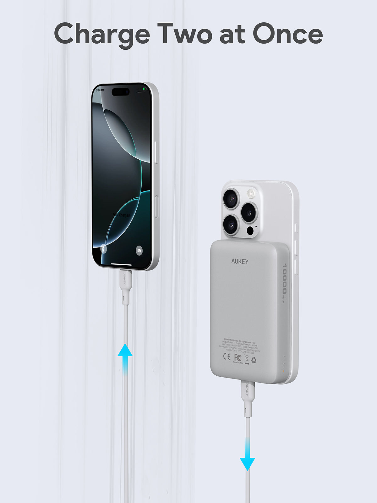 AUKEY MS04 MagFusion Slim 10000 Magnetische kabellose Lade-Powerbank