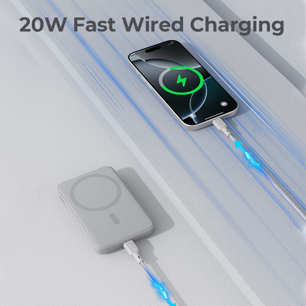 AUKEY PB-MS03 MagFusion Slim 5000 Magnetische kabellose Lade-Powerbank