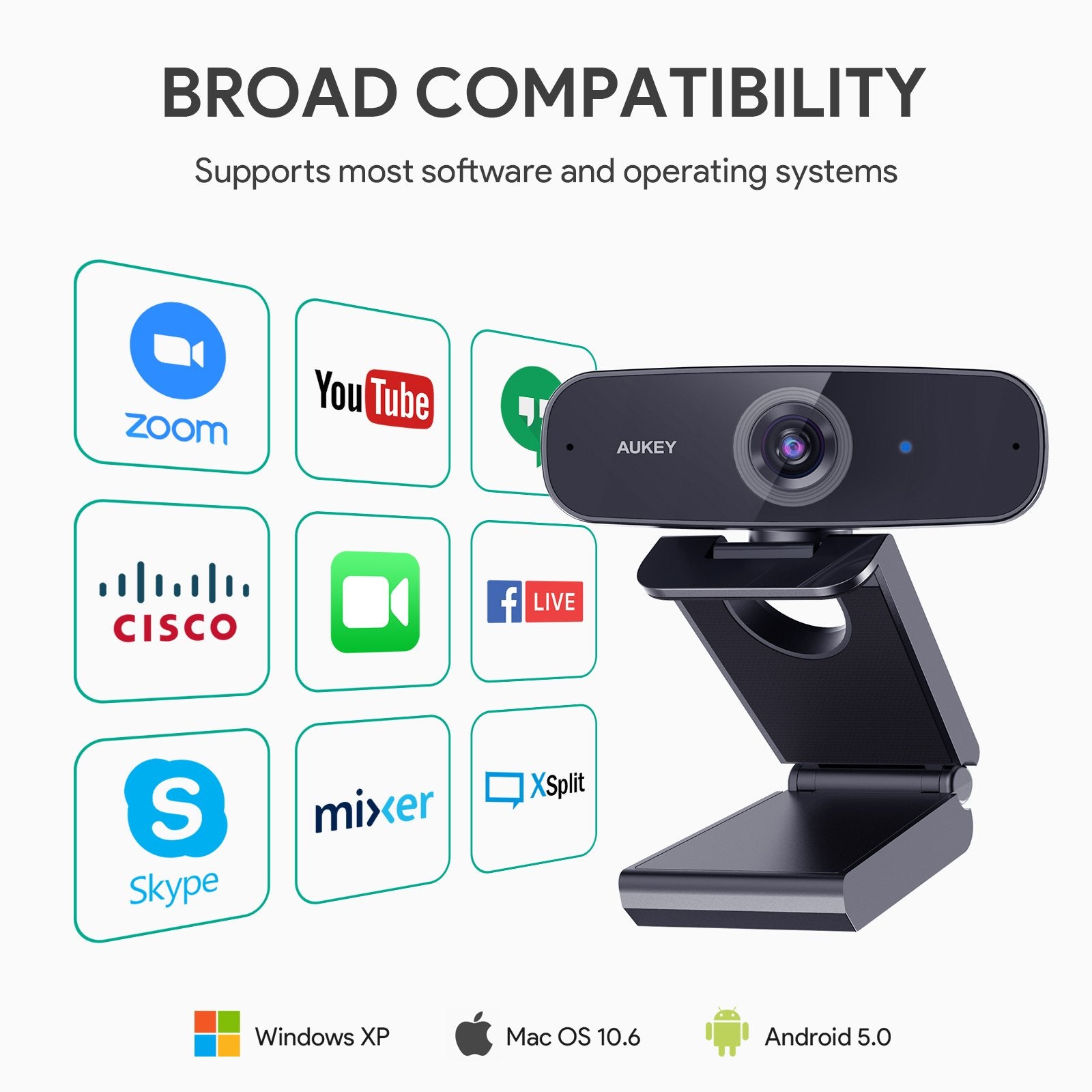 AUKEY PC-W3 Impression 1080p-Webcam