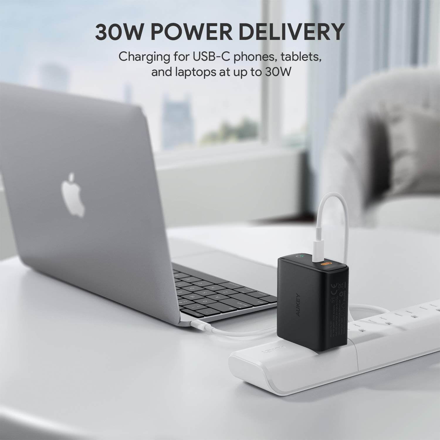 AUKEY PA-D2 Focus Duo 36W Dual-Port-PD-Ladegerät mit Dynamic Detect