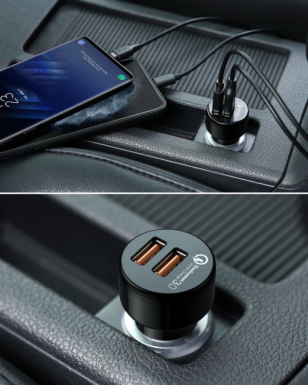 AUKEY CC-T8 das Autoladegerät ist mit allen USB-betriebenen Geräten kompatibel