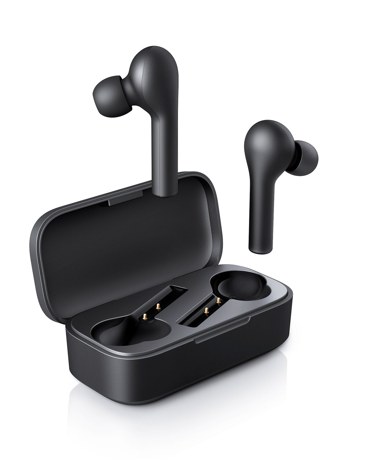 AUKEY EP-T21 True Wireless Ohrhörer 35 Stunden Spielzeit, True Wireless In-Ear Kopfhörer Schwarz