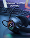 AUKEY GHX1 RGB-Gaming-Headset mit Stereo-Sound 50 mm Treiber Mikrofon mit Geräuschunterdrückung