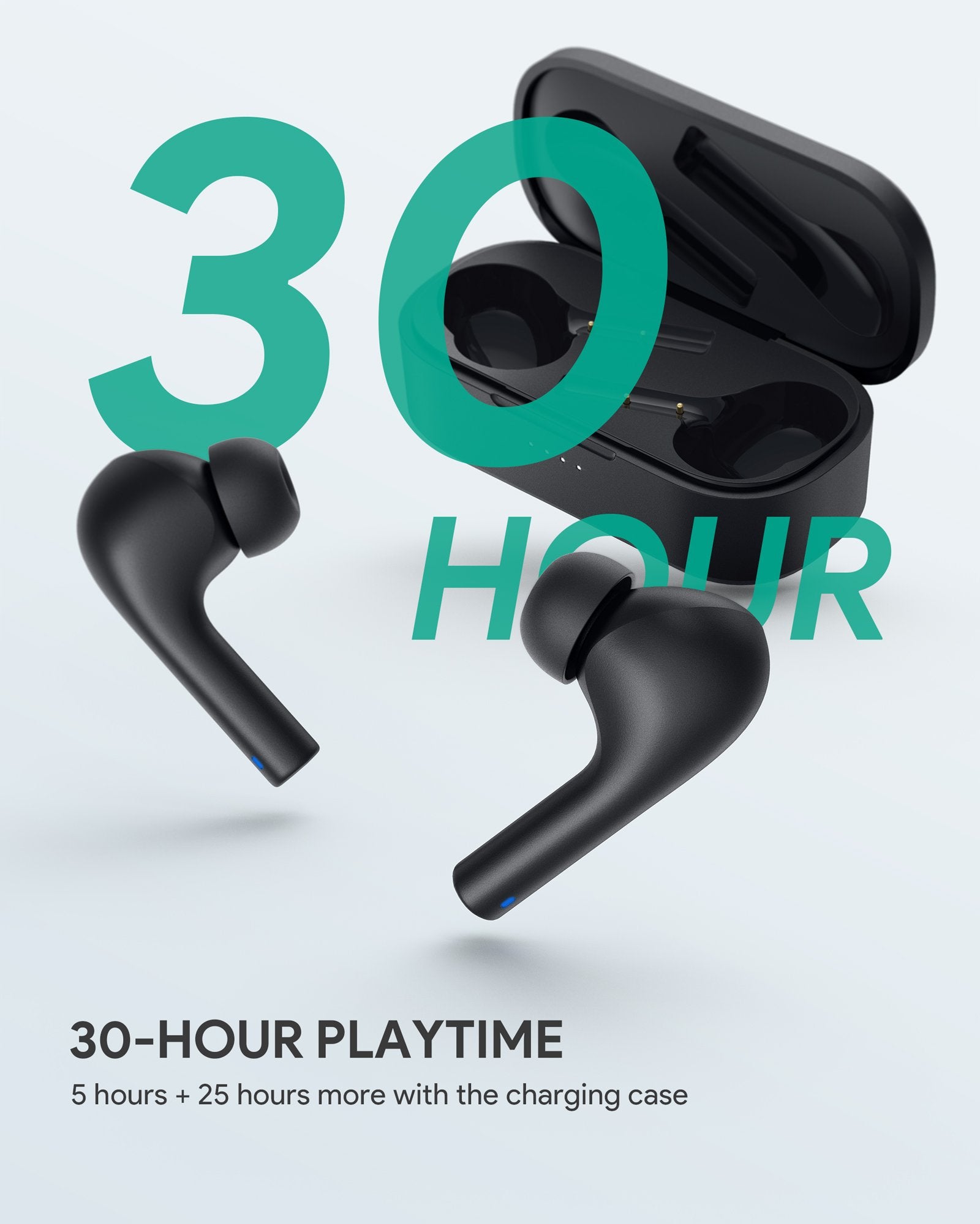 AUKEY EP-T21S Move - Kompakte Kabellose Ohrhörer 3D Surround Sound